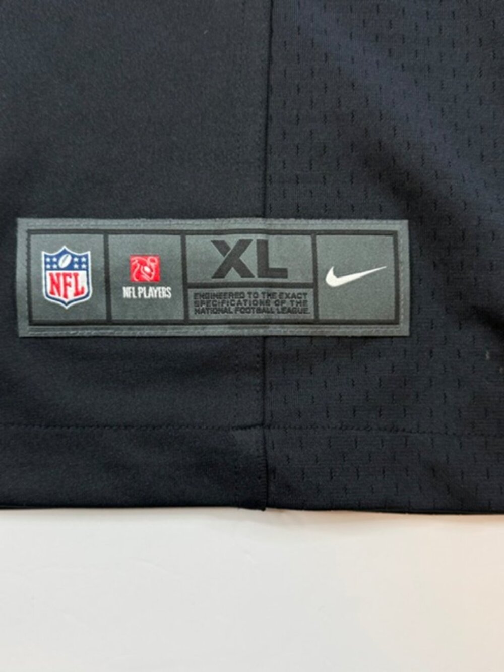Nike LV Raiders Jersey Size XL NFL Players 44 Rinker - Picture 9 of 12